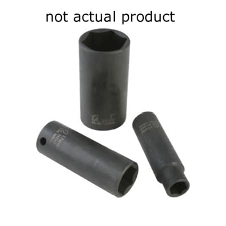 Sunex ® Tools 3/8 in. Drive 17 mm 12-Point Deep Universal Impact 317MZUD